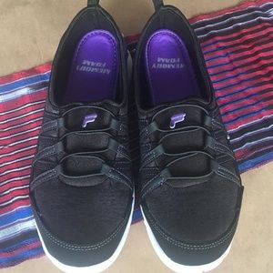 fila women's pilota memory foam breathable slip on shoe sneaker